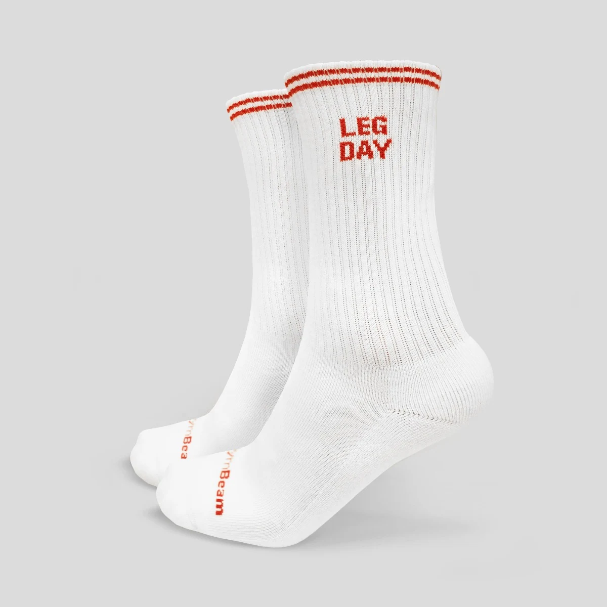 GymBeam GymRat Socks 3Pack White - Rozmiar: S | Kolor: Farebná | Waga: 0,198 g | Opakowanie: 72 · záber 3