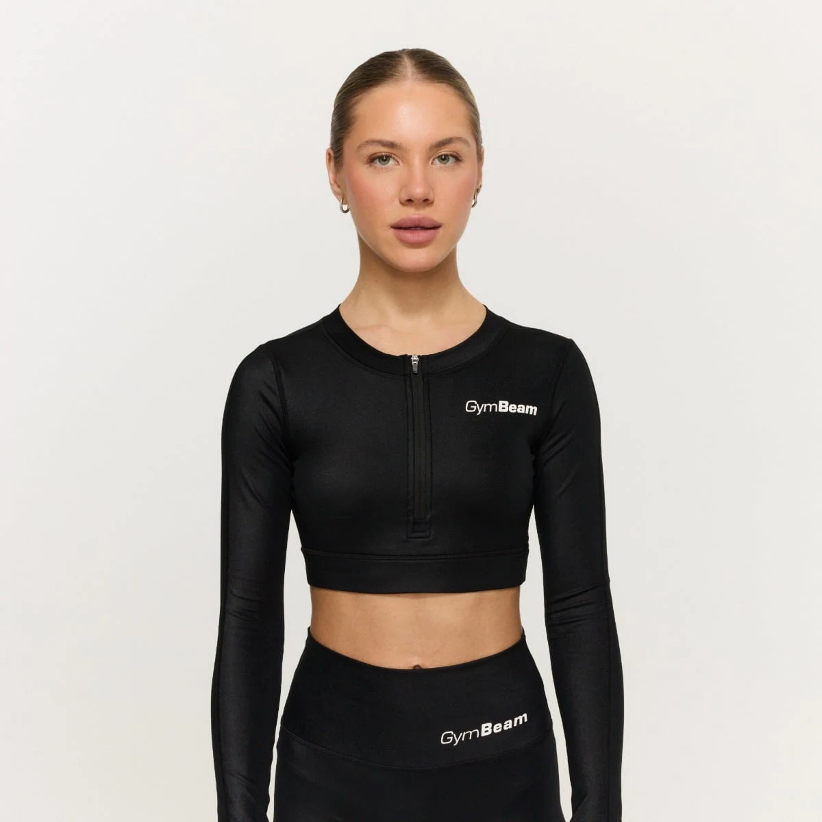 GymBeam Women‘s Prime Sports Top Black - Rozmiar: S | Kolor: Czarny | Waga: 0,195 g | Opakowanie: 70 · záber 1
