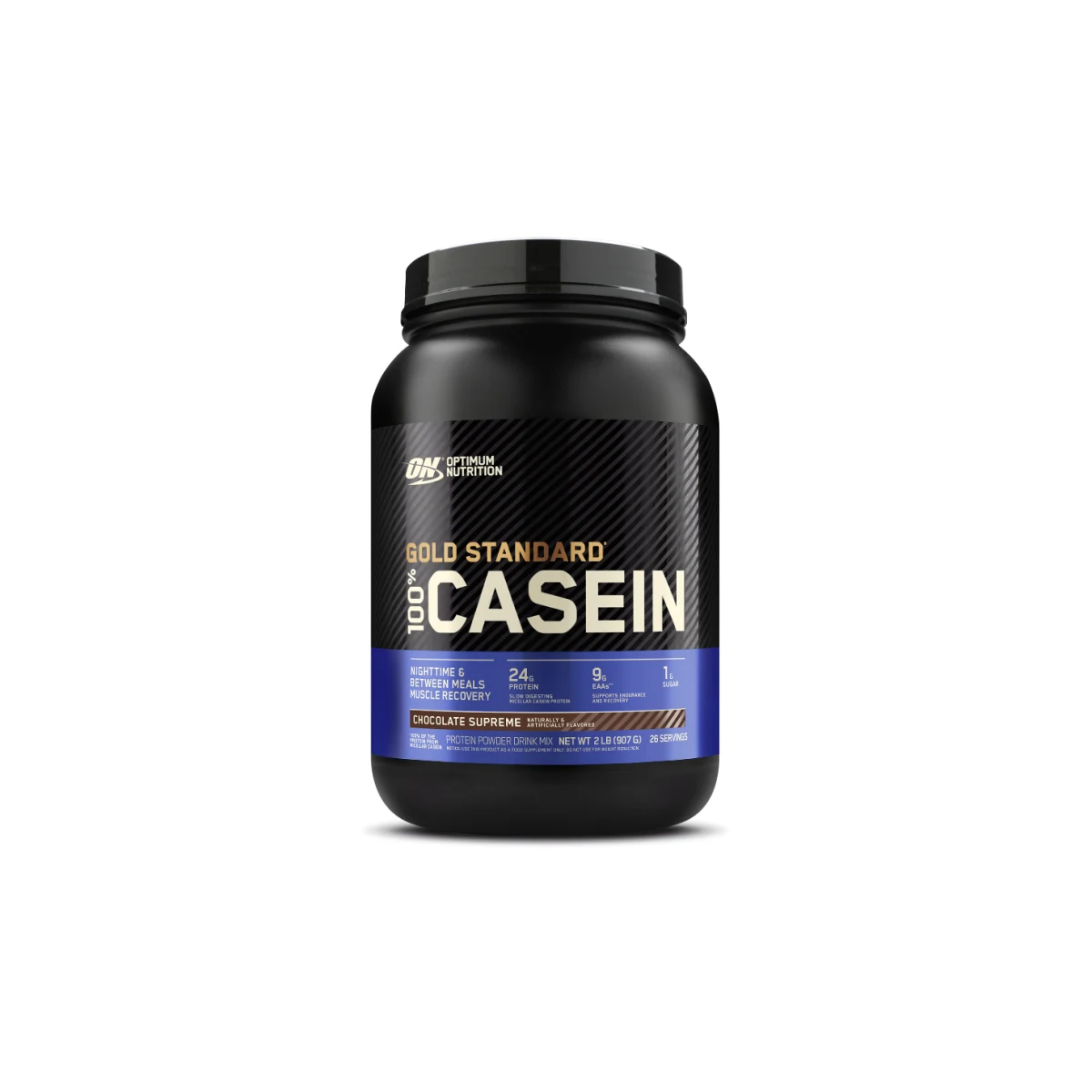 Optimum Nutrition 100% Casein Protein - Smak: Czekolada | Waga: 0,91 g | Opakowanie: 910 g · záber 3