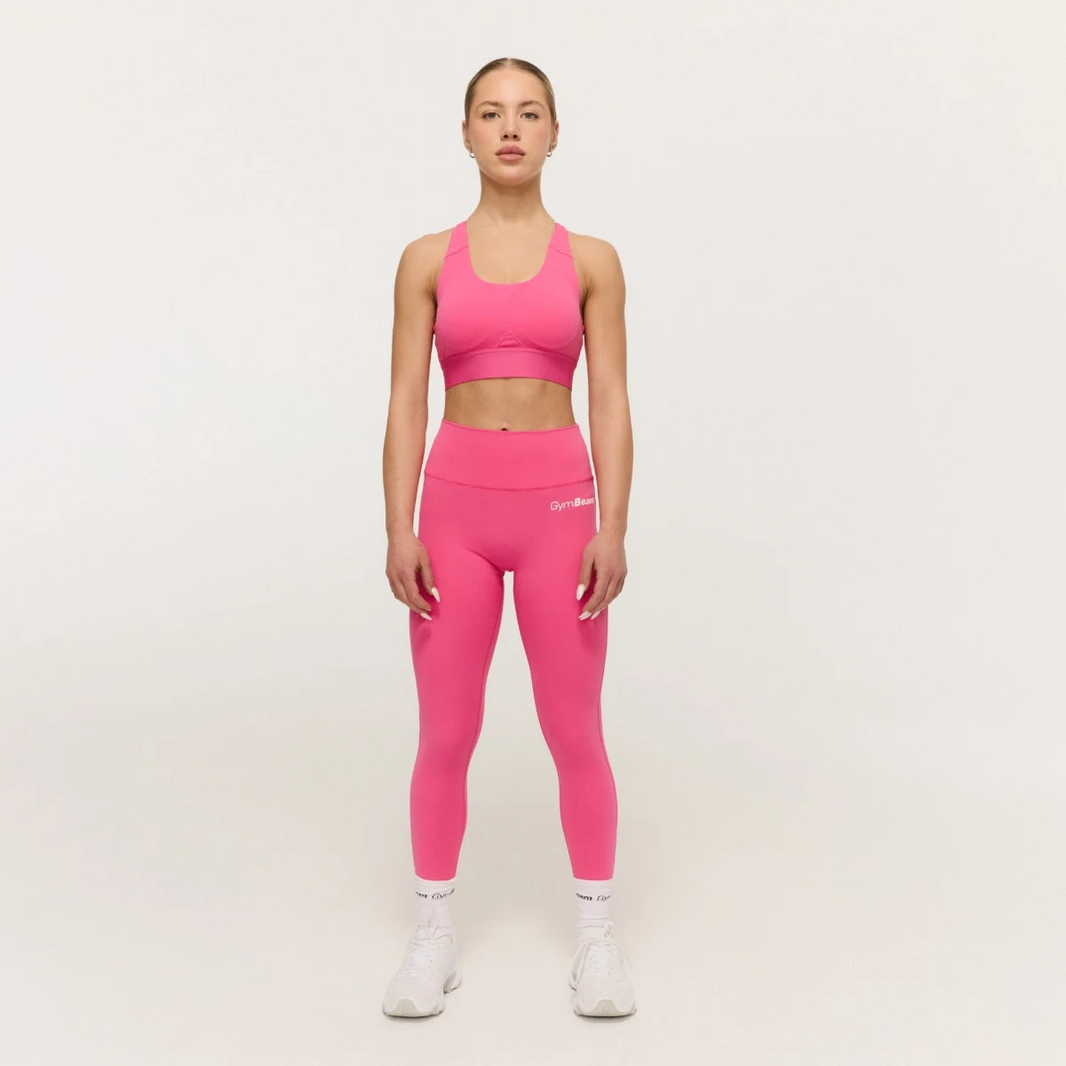 GymBeam Women‘s Limitless High-Waisted Leggings Dragonfruit - Rozmiar: XL | Kolor: Różowy | Waga: 0,2115 g | Opakowanie: 90 · záber 5