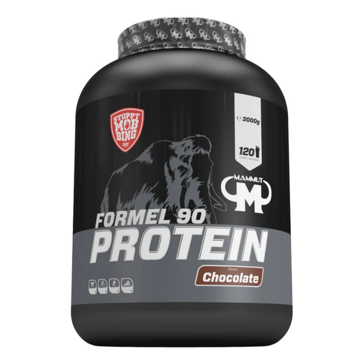 Mammut Nutrition Formel 90 Protein - Smak: Truskawka | Waga: 3 g | Opakowanie: 3000 g · záber 1