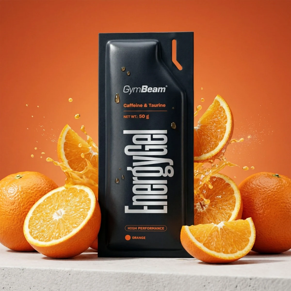 GymBeam Energy Gel - Smak: Pomarańczowy | Waga: 0,05 g · záber 4