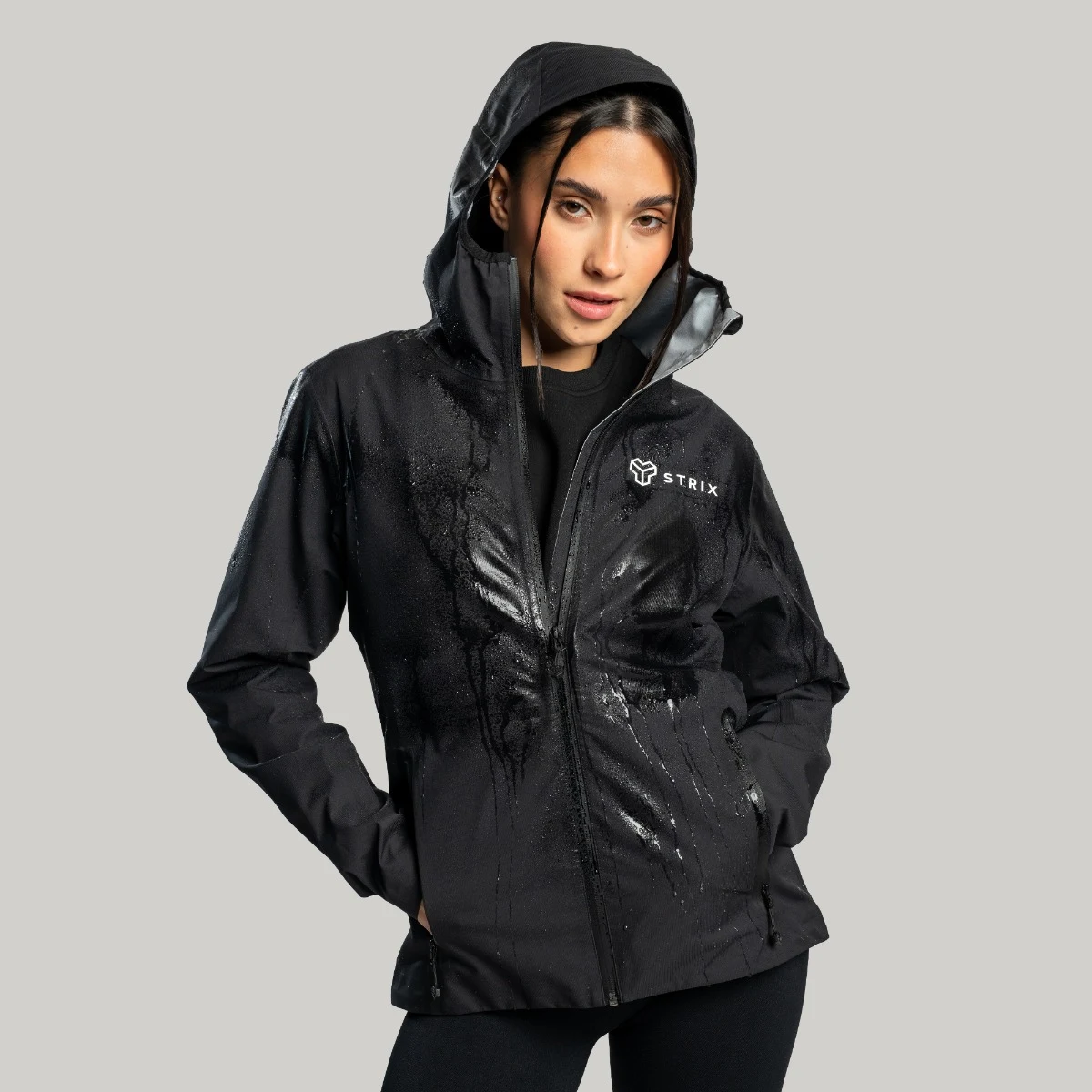 STRIX Women‘s Vertex Jacket Black - Rozmiar: S | Kolor: Czarny | Waga: 0,3 g · záber 5