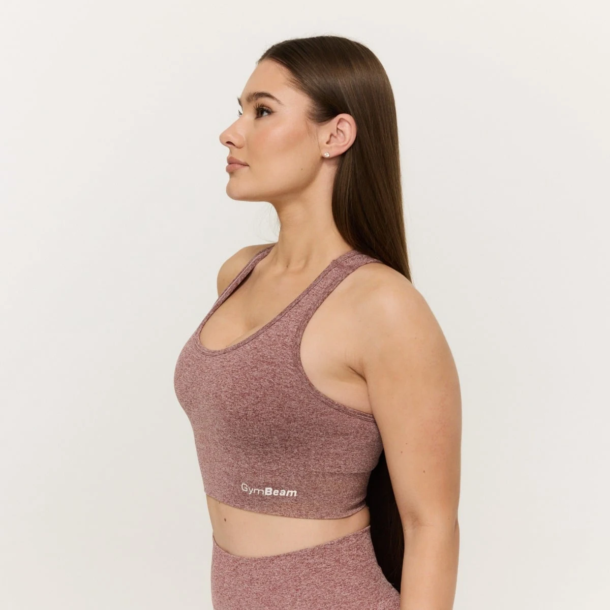 GymBeam FLO Sports Bra Mauve - Rozmiar: S | Kolor: Różowy | Waga: 0,13 g | Opakowanie: 80 · záber 5