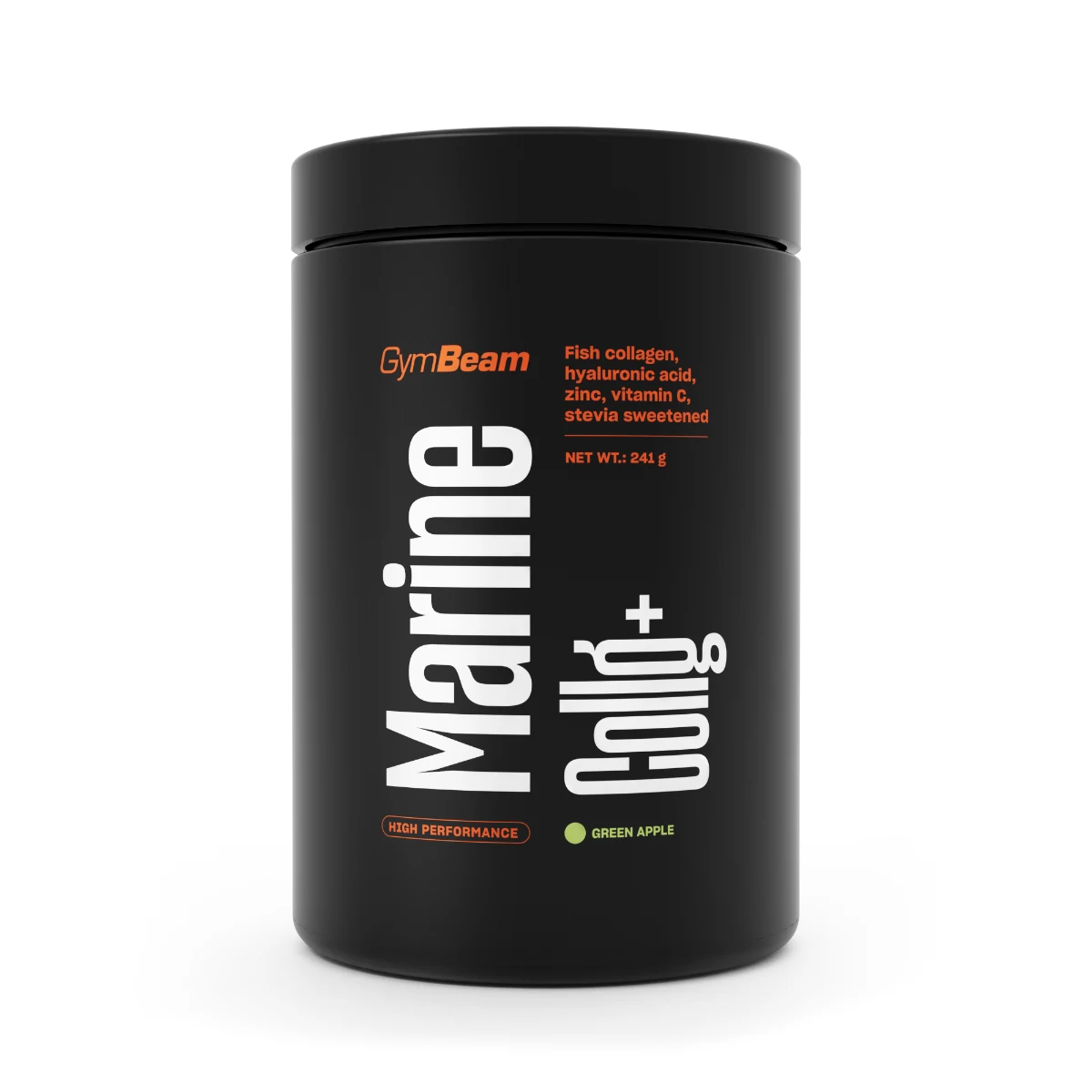 GymBeam Marine Collg+ - Smak: Zielone jabłko | Waga: 0,241 g | Opakowanie: 241 g · záber 1