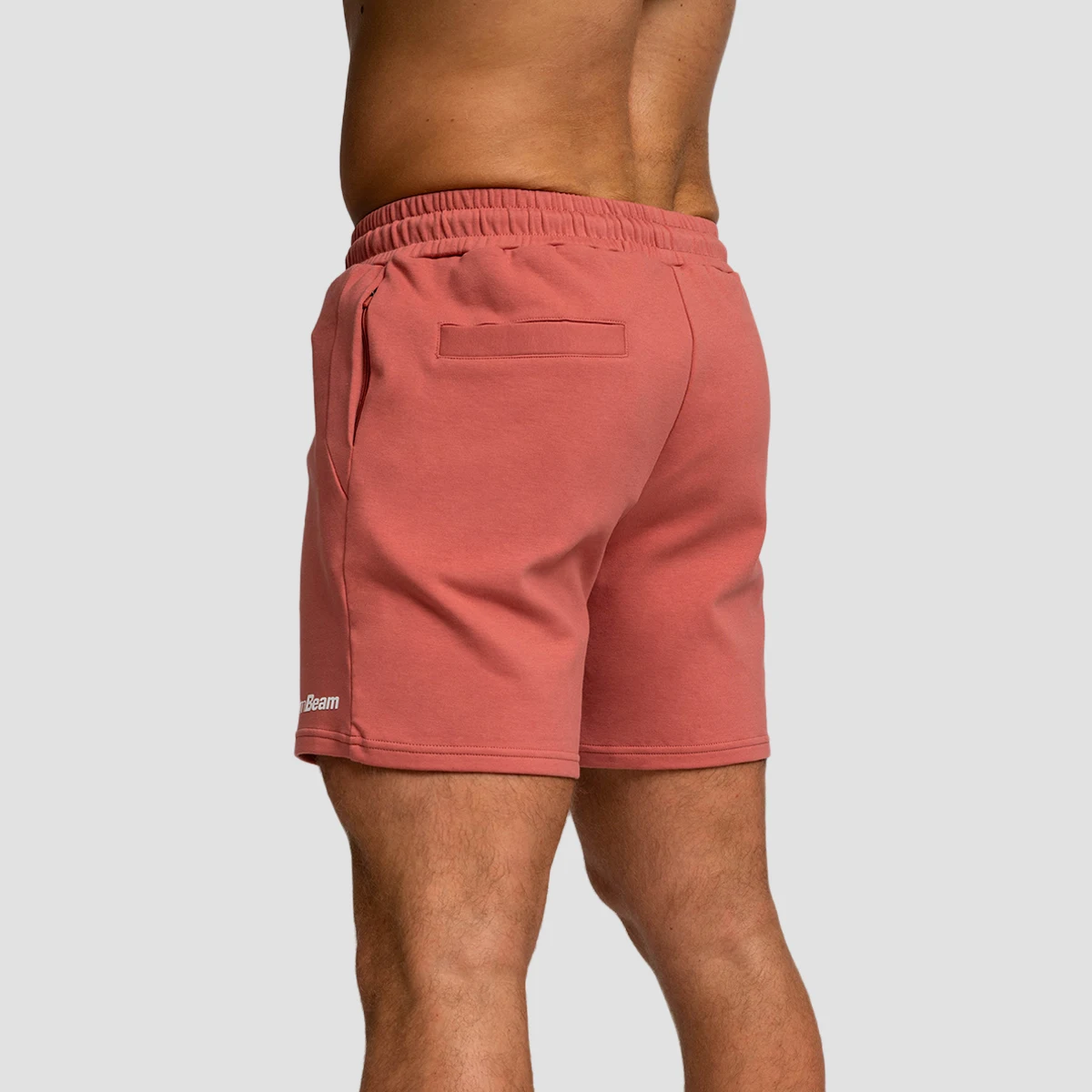 GymBeam Limitless Shorts Cinnamon - Kolor: Pomarańczowy | Waga: 0,394 g | Opakowanie: 40 · záber 4