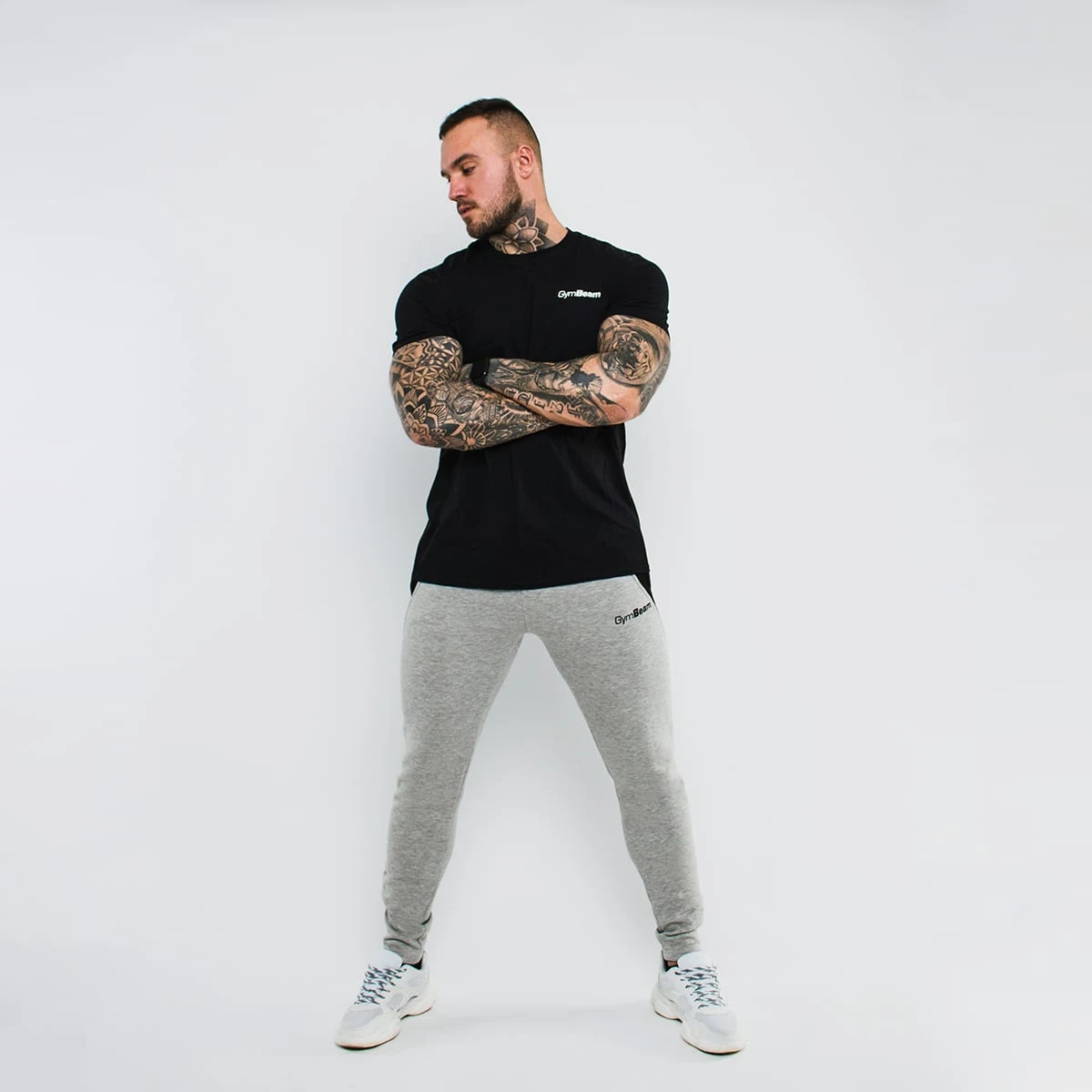 GymBeam Koszulka Basic Black - Rozmiar: xxxl | Vek: Dorośli | Waga: 0,23 g | Opakowanie: 72 · záber 4
