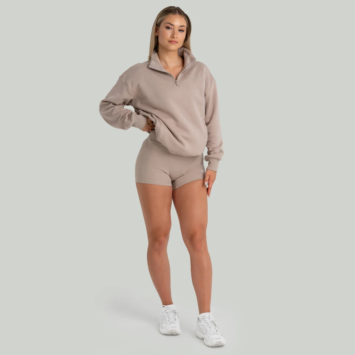 STRIX Women‘s Shorts Taupe - Rozmiar: XL | Kolor: Béžová | Waga: 0,134 g · záber 5