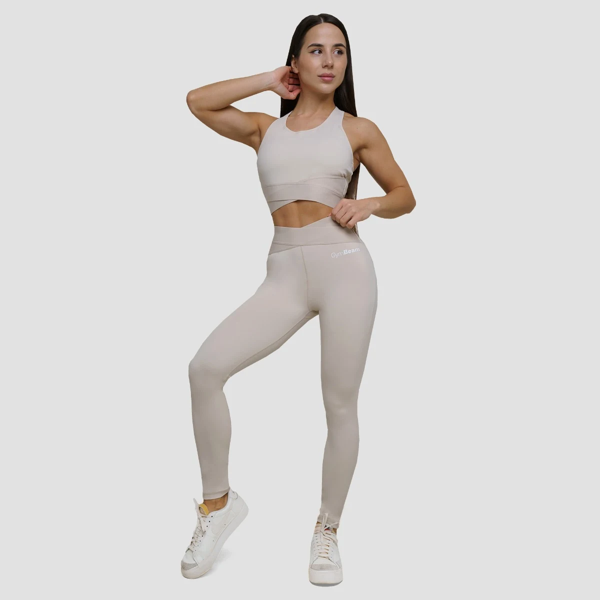 GymBeam Women‘s Agile Leggings Desert · záber 5