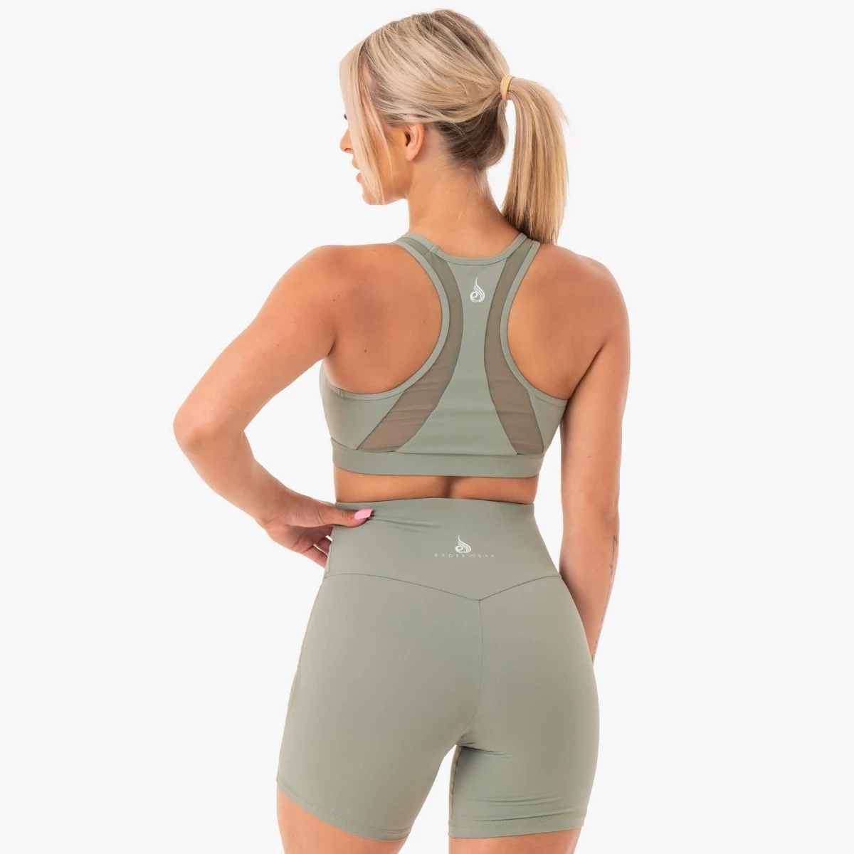 Ryderwear Biustonosz sportowy Hype Mesh Oliwkowy · záber 2