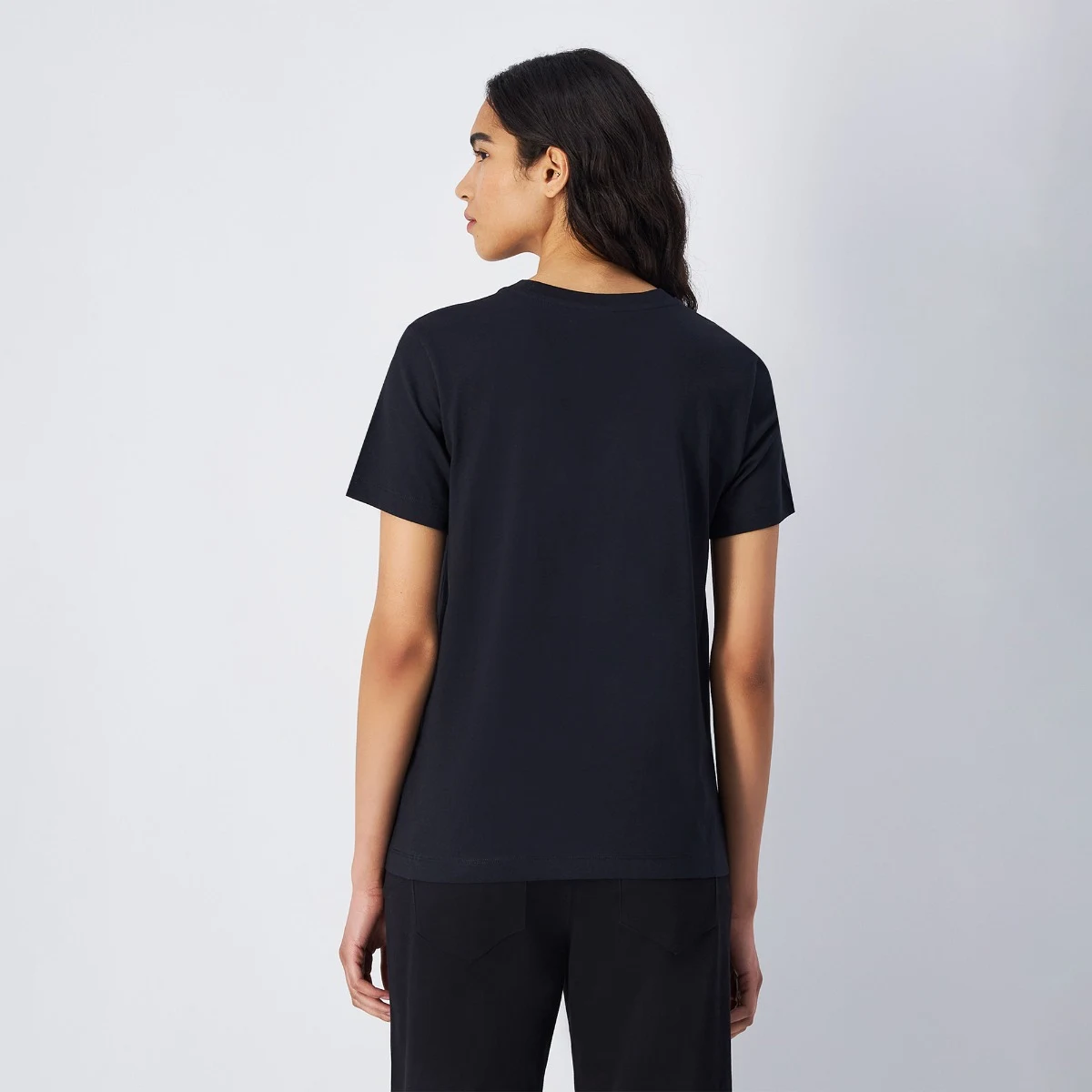Champion Women‘s Big Logo Jersey T-Shirt Black · záber 2