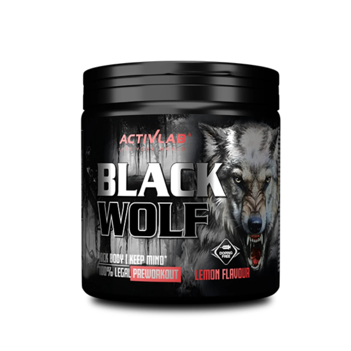ActivLab Black Wolf 300g - Smak: Cytrynowy | Waga: 0,375 g | Opakowanie: 300 g · záber 1