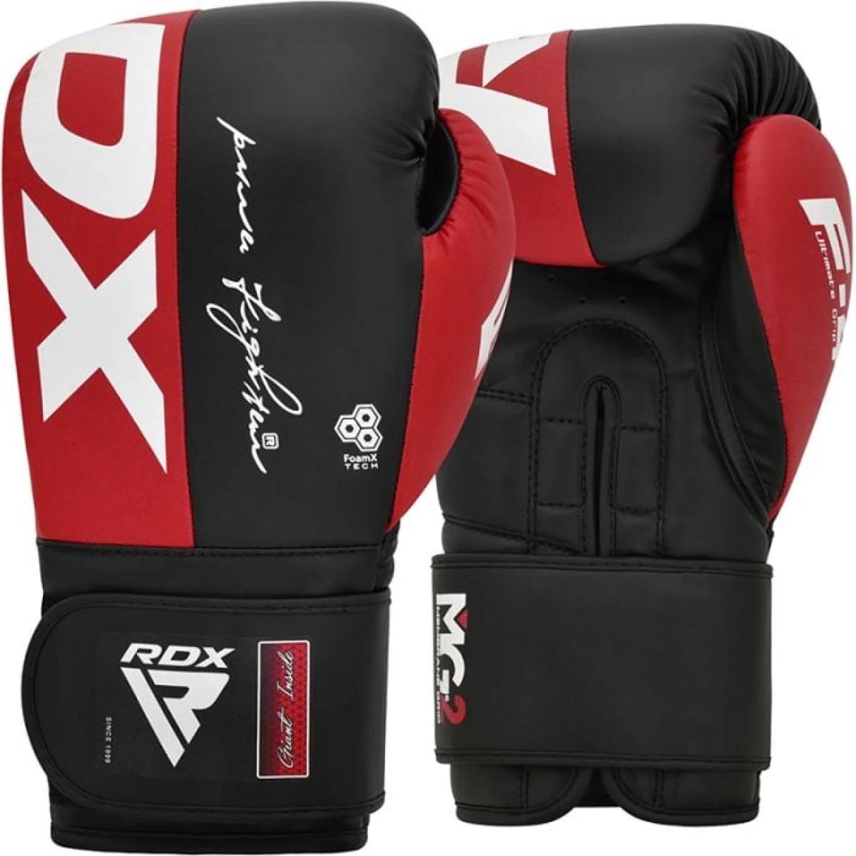 RDX Boxing Gloves F4 HOOK & LOOP Red - Rozmiar: 16 | Kolor: Farebná | Waga: 0,93 g | Opakowanie: 18 · záber 1