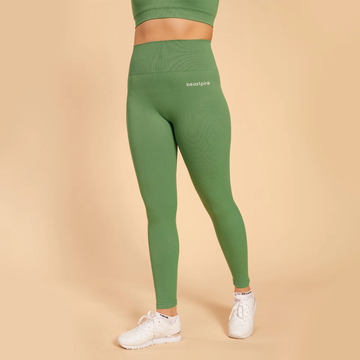 BeastPink Women‘s Hyper Leggings Olivine · záber 3
