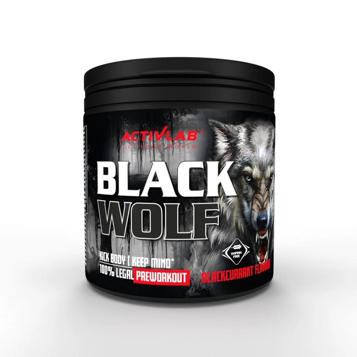 ActivLab Black Wolf 300g - Smak: Czarna porzeczka | Waga: 0,3 g | Opakowanie: 300 g · záber 1