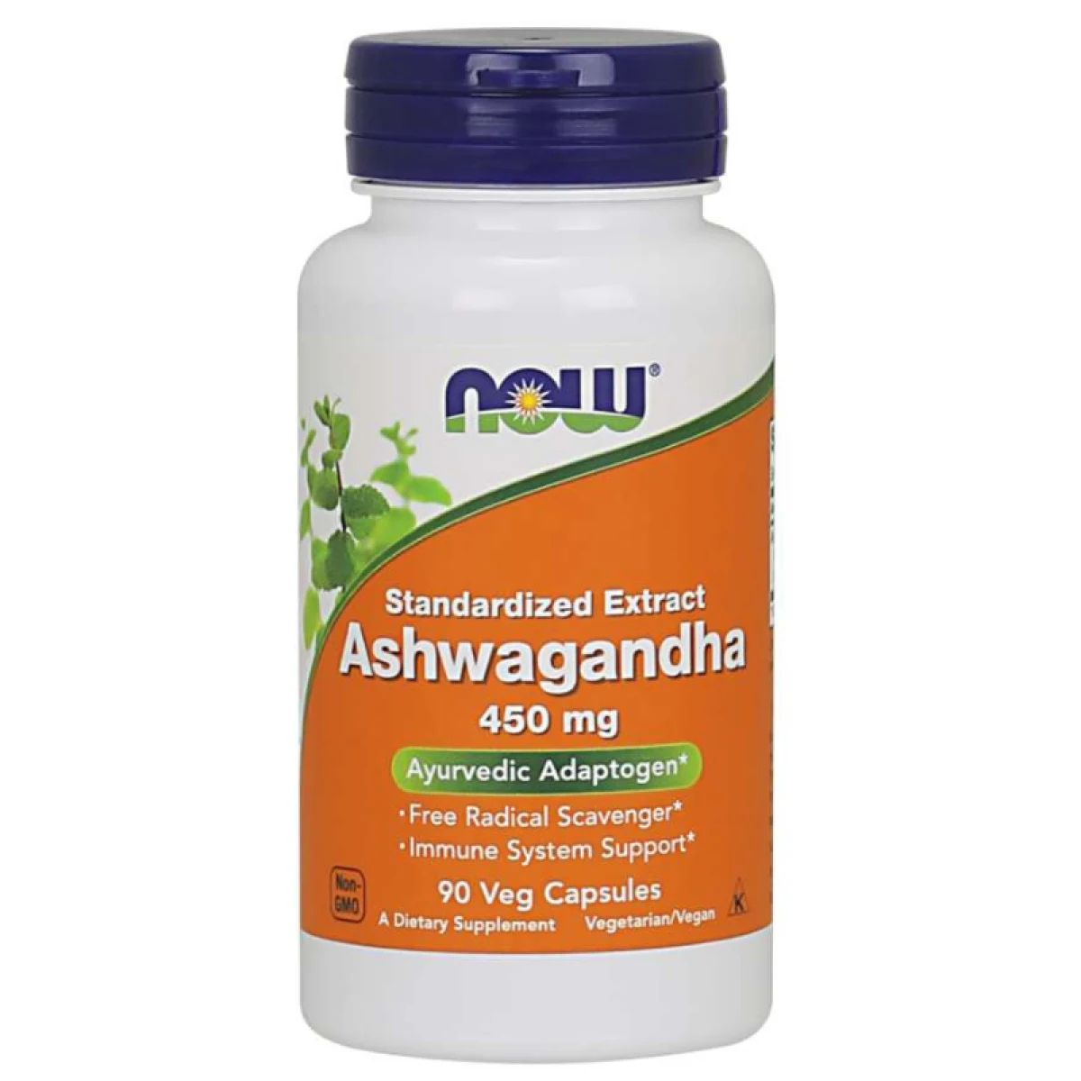 NOW Foods Ashwagandha 450 mg - Waga: 0,0885 g | Opakowanie: 12 · záber 1