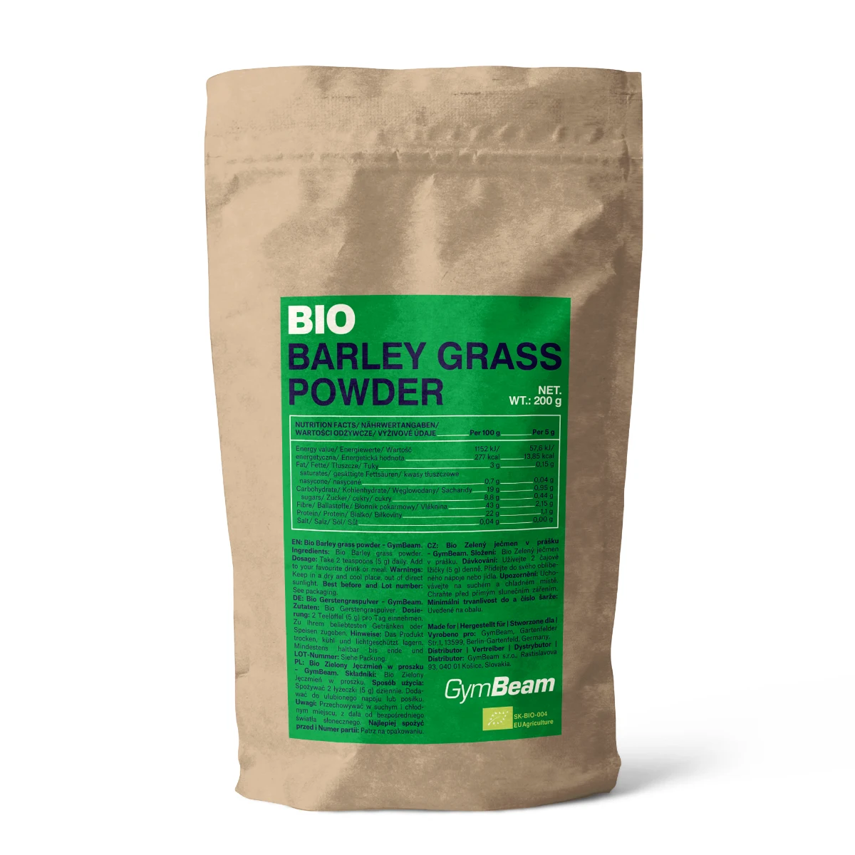 GymBeam BIO Zielony Jęczmień · záber 1