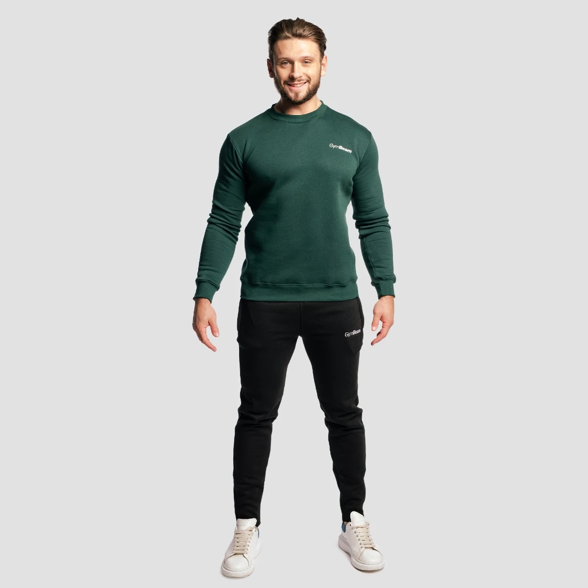 GymBeam Jumper Basic Pine - Rozmiar: S | Kolor: Zielony | Waga: 0,382 g | Opakowanie: 25 · záber 4