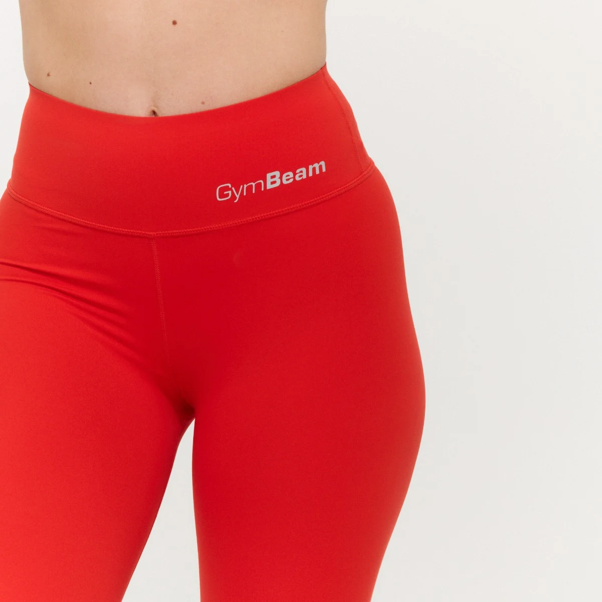 GymBeam Women‘s BEAT Leggings Tangerine - Rozmiar: XS | Kolor: Pomarańczowy | Waga: 0,11 g | Opakowanie: 35 · záber 2