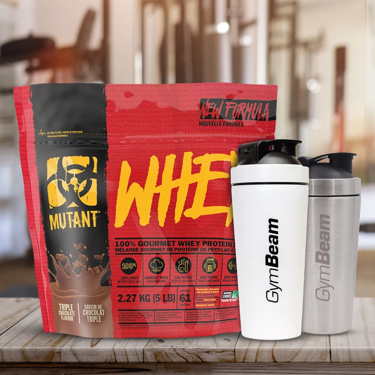 PVL Białko Mutant Whey - Smak: Truskawki śmietana | Waga: 2,27 g | Opakowanie: 2270 g · záber 3