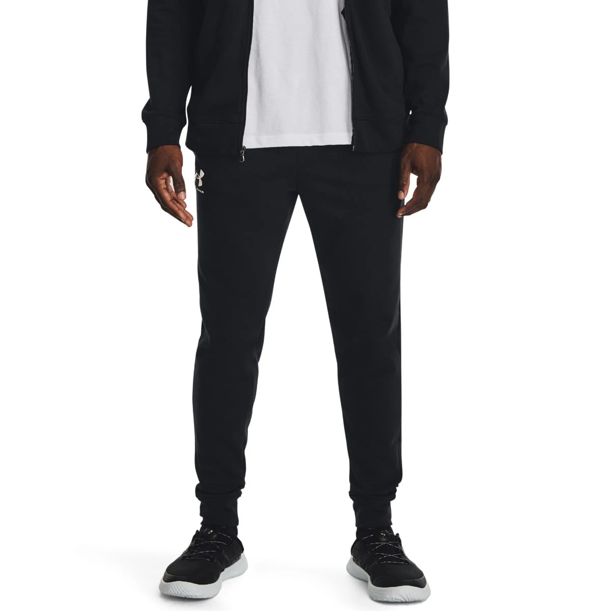 Under Armour Men‘s joggers Rival Terry Jogger Black - Rozmiar: XXL | Kolor: Czarny | Waga: 0,388 g · záber 1