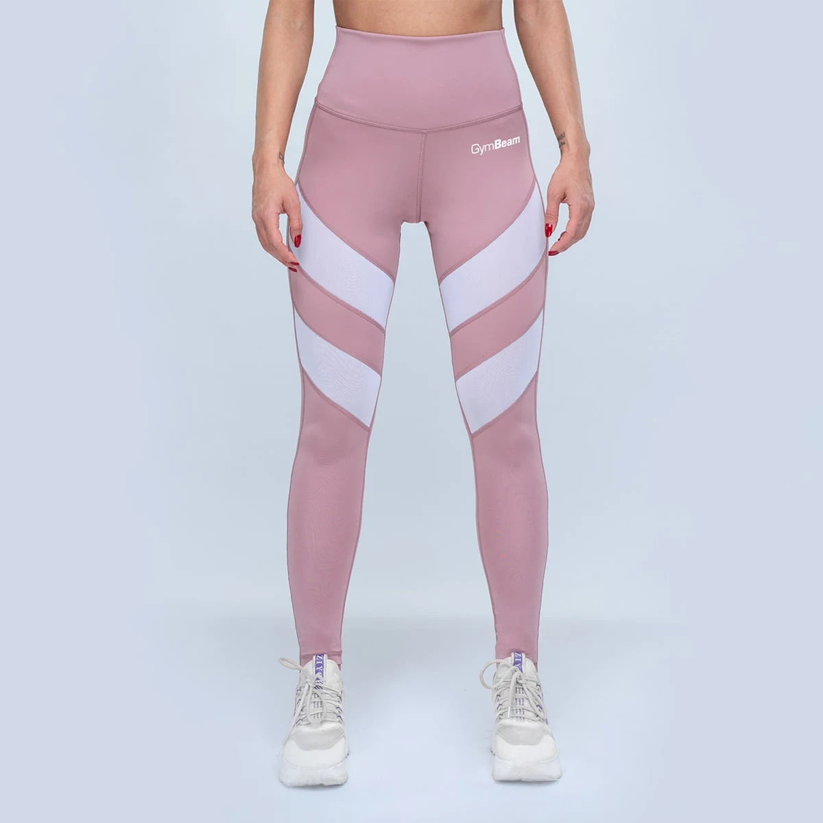 GymBeam Damskie Legginsy Fave Dusty Rose · záber 1