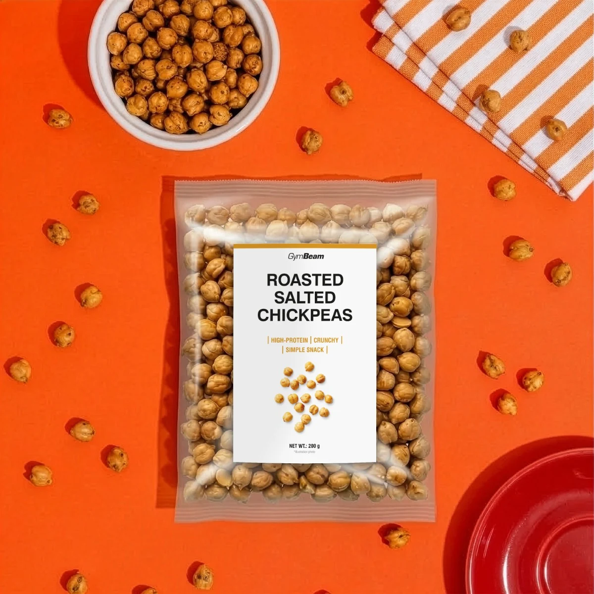 GymBeam Roasted Salted Chickpeas · záber 2