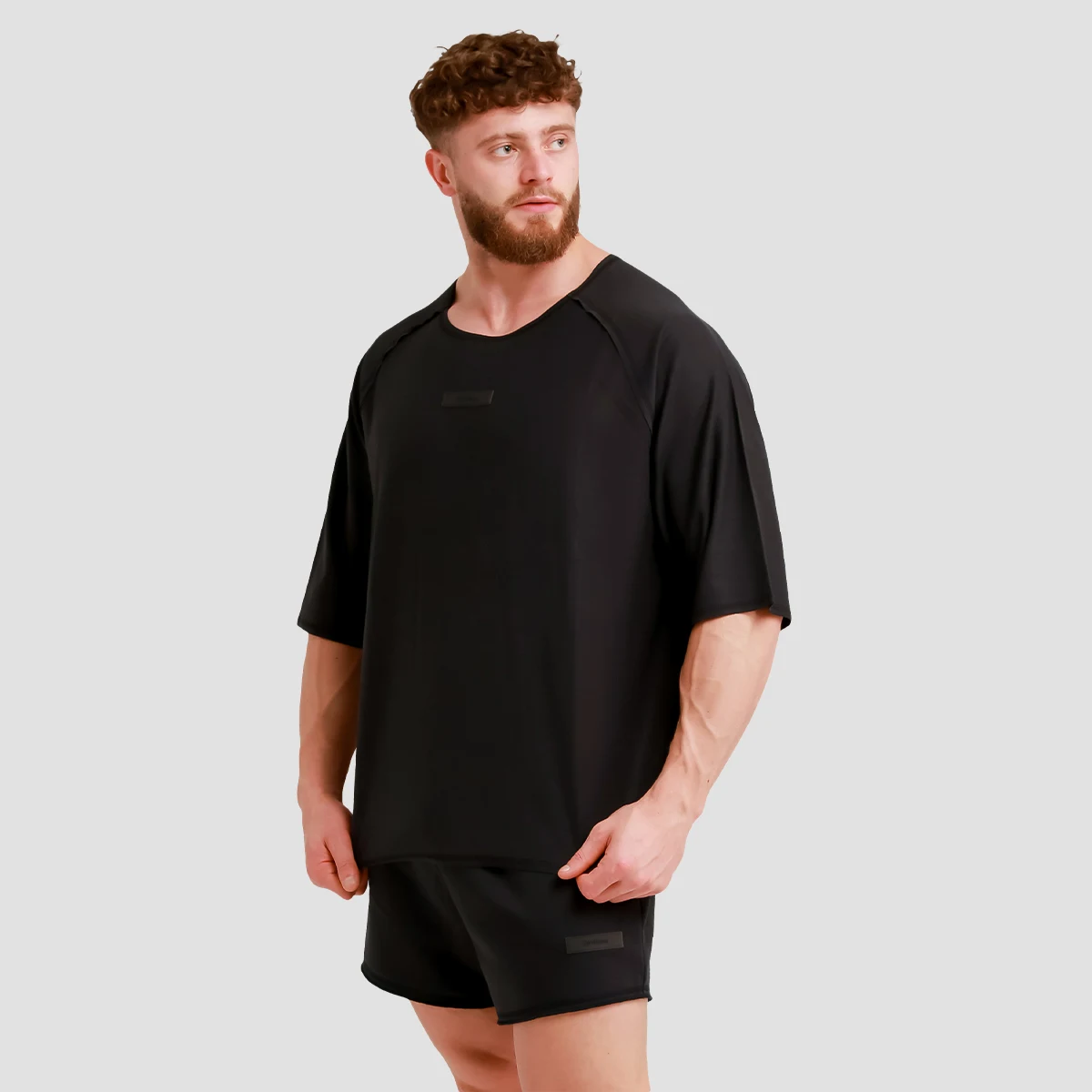GymBeam Unity Shorts Black - Rozmiar: S | Kolor: Czarny | Waga: 0,25 g · záber 4