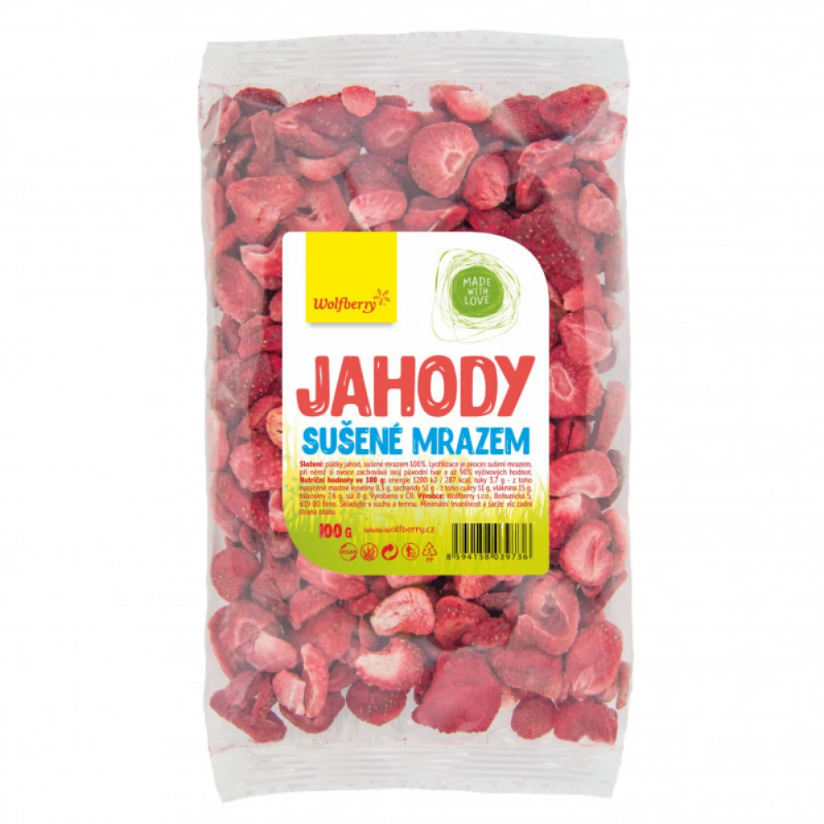 Wolfberry truskawki liofilizowane · záber 1