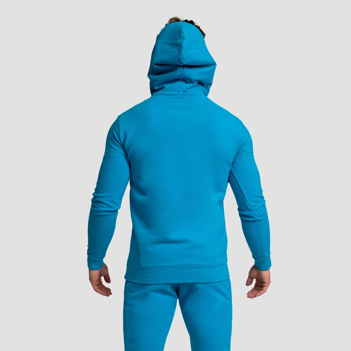 GymBeam Limitless Hoodie Aquamarine - Kolor: Niebieski | Waga: 0,824 g | Opakowanie: 24 · záber 4