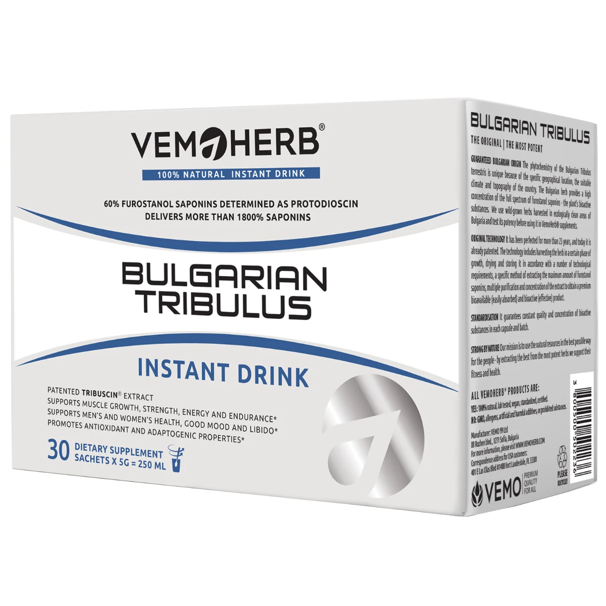 VemoHerb Bułgarski Tribulus Napój · záber 1