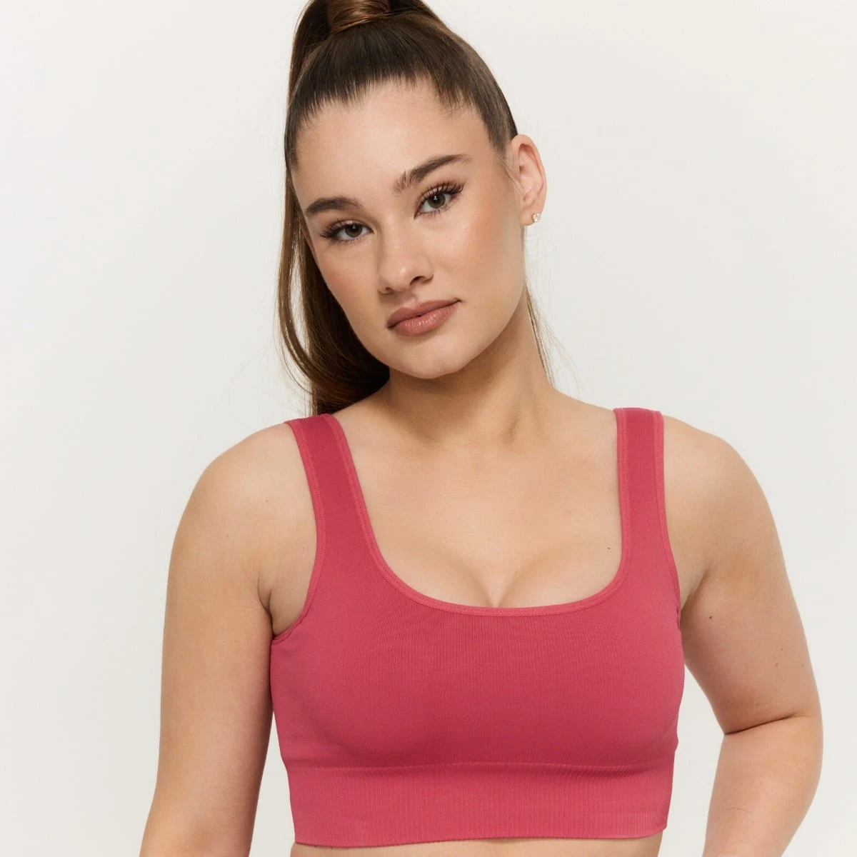 GymBeam Women‘s GymBabe Bralette Bloom - Rozmiar: XS | Kolor: Różowy | Waga: 0,11 g | Opakowanie: 105 · záber 1