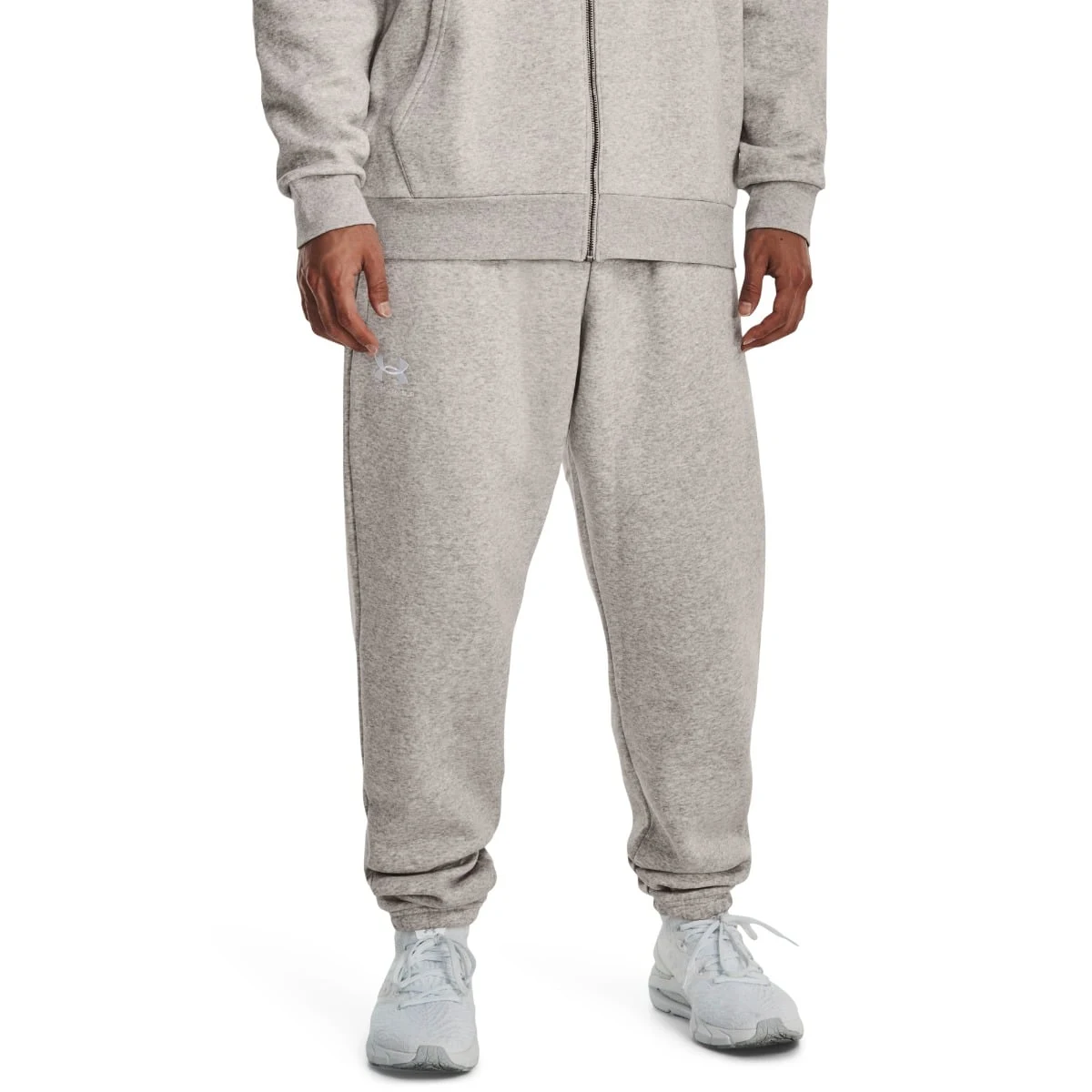 Under Armour Męskie spodnie dresowe Essential Fleece Grey · záber 1