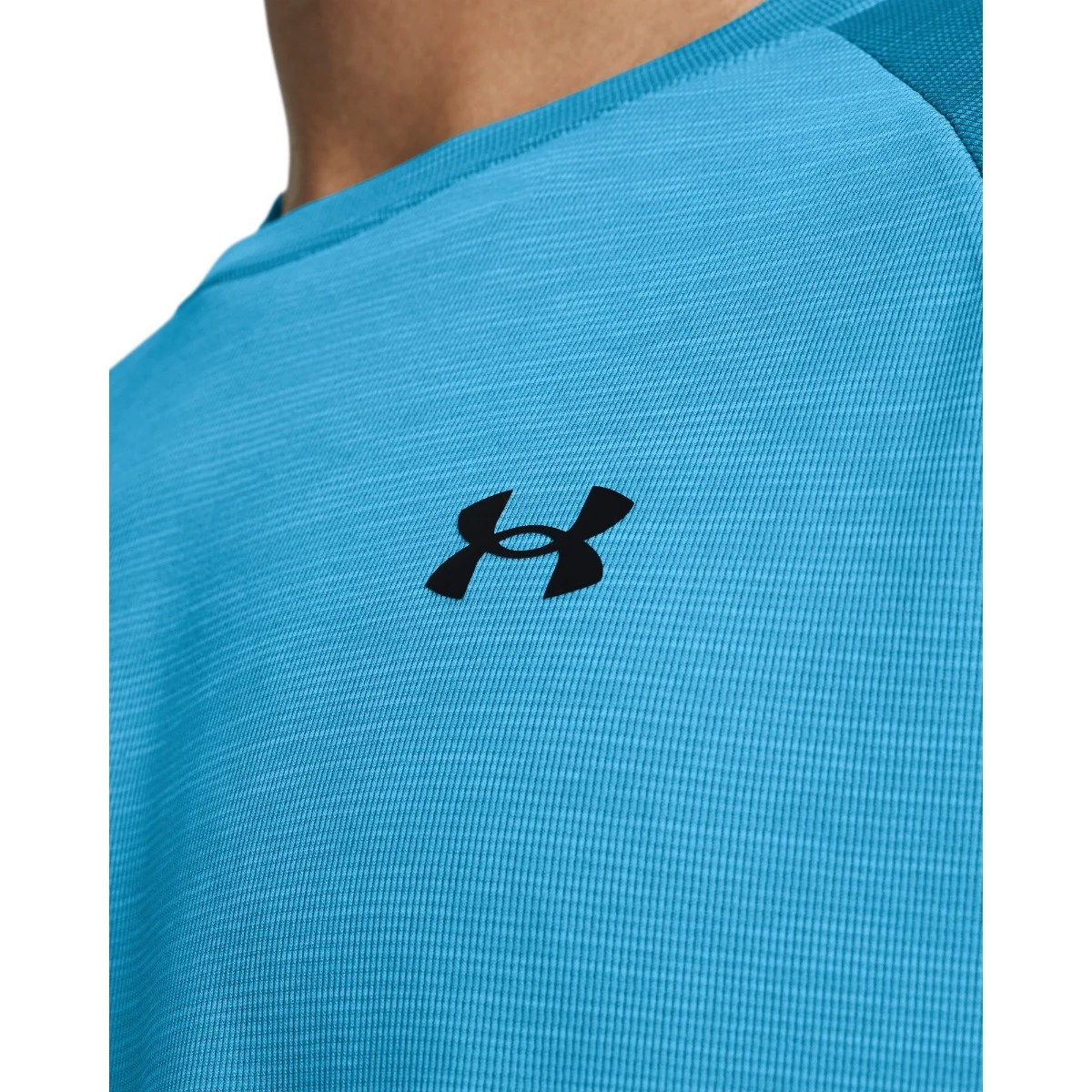 Under Armour Men‘s t-shirt Tech Textured SS Blue · záber 3