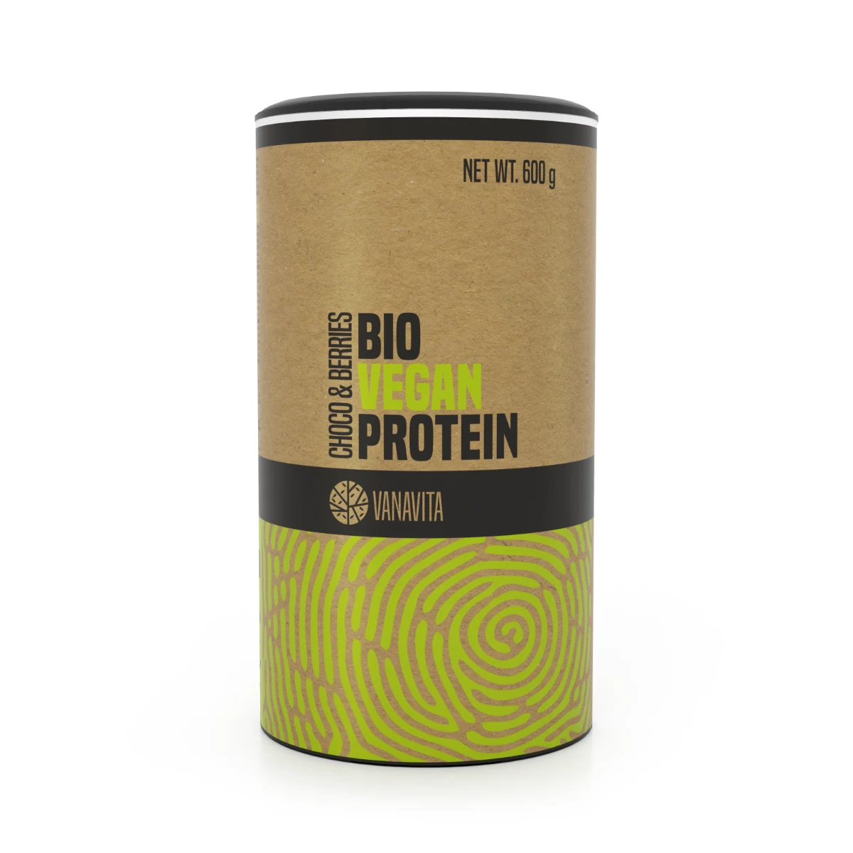 VanaVita Bio Vegan Protein - Smak: Czekolada i jagody | Waga: 0,6 g | Opakowanie: 600 g · záber 1