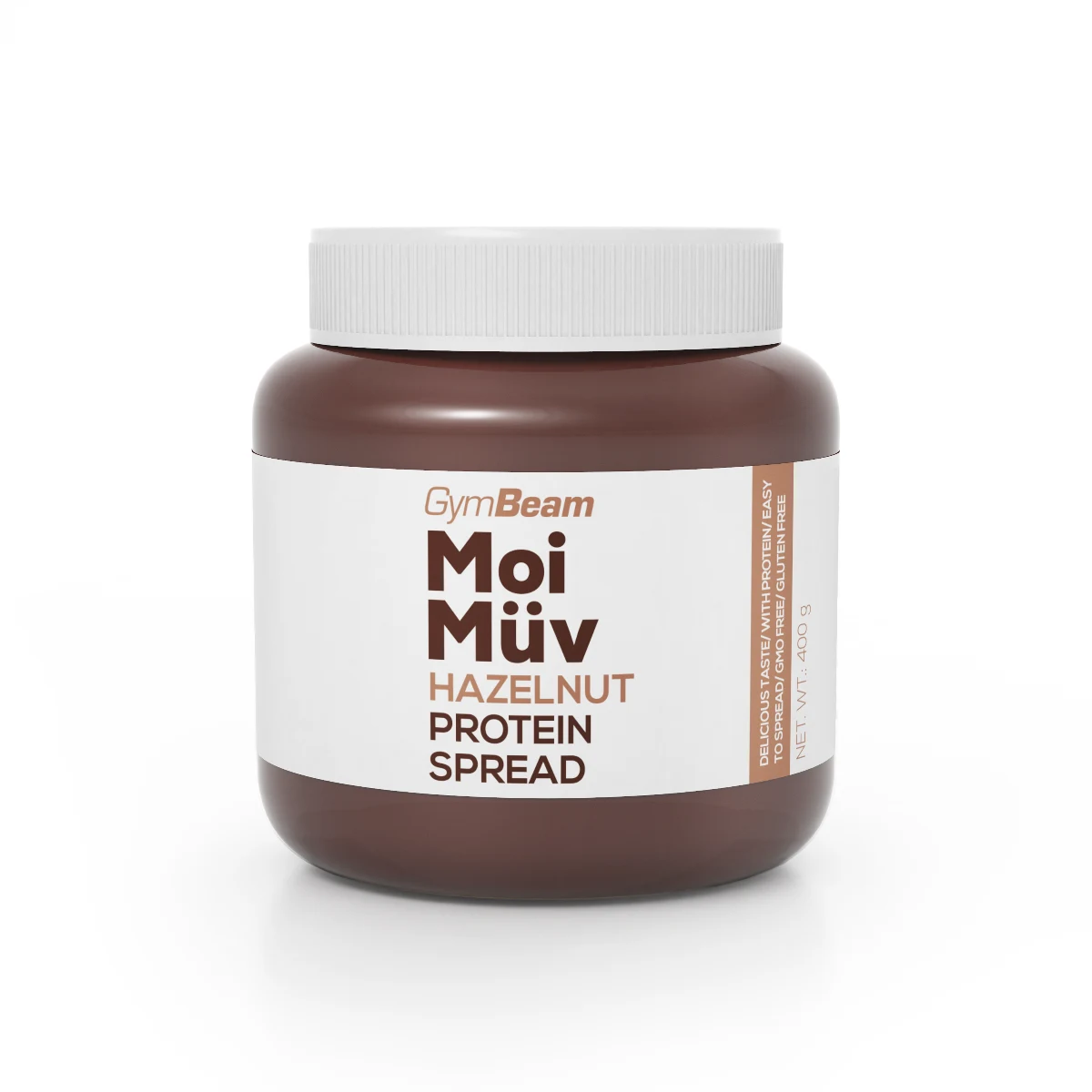 GymBeam MoiMüv Protein Spread - Smak: Milky | Waga: 0,4 g | Opakowanie: 400 g · záber 2