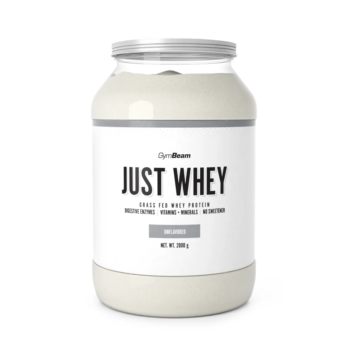 GymBeam Protein Just Whey - Smak: Bez smaku | Waga: 2 g | Opakowanie: 2000 g · záber 1