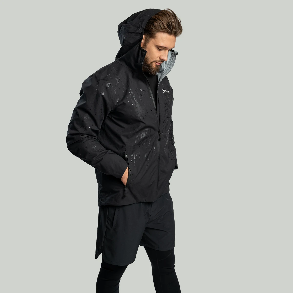 STRIX Men‘s Vertex Jacket Black - Rozmiar: XL | Kolor: Czarny | Waga: 0,36 g · záber 4