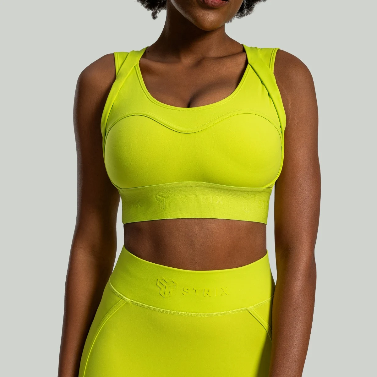 STRIX Lunar Sports Bra Chartreuse - Rozmiar: M | Kolor: Żółty | Waga: 0,159 g | Opakowanie: 100 · záber 2