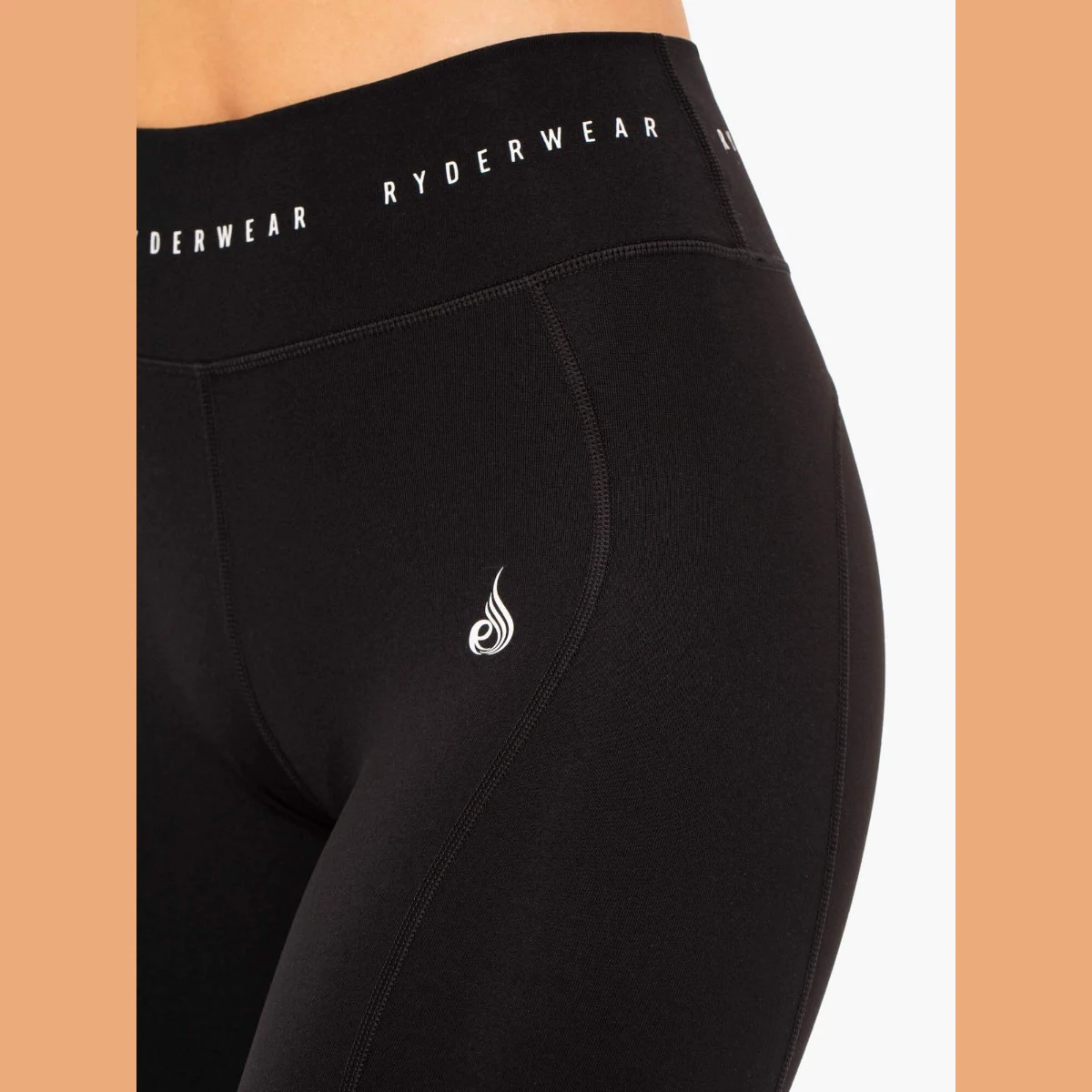 Ryderwear Damskie szorty z wysokim stanem Biker Reflex Black · záber 5