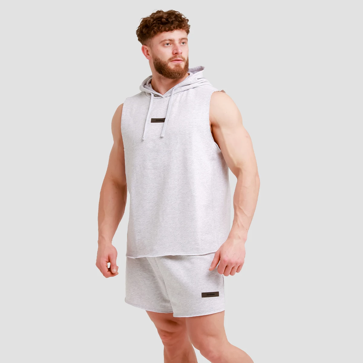 GymBeam Unity Shorts Grey - Rozmiar: L | Kolor: Szary | Waga: 0,29 g · záber 4