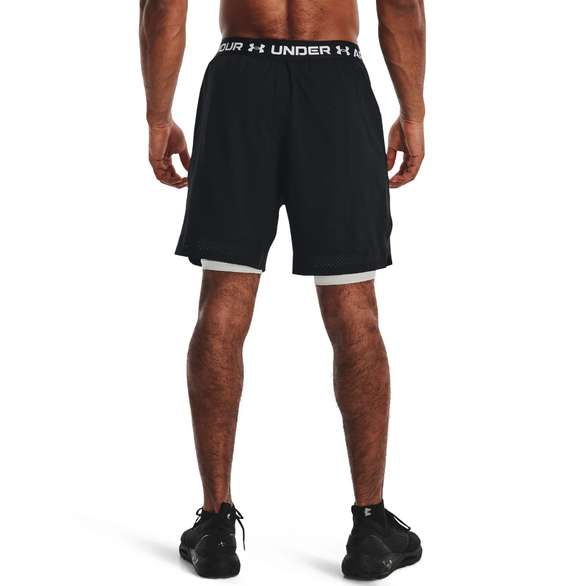 Under Armour - Men‘s shorts Vanish Woven 2in1 Sts Black - Rozmiar: XXL | Kolor: Czarny | Waga: 0,227 g · záber 2