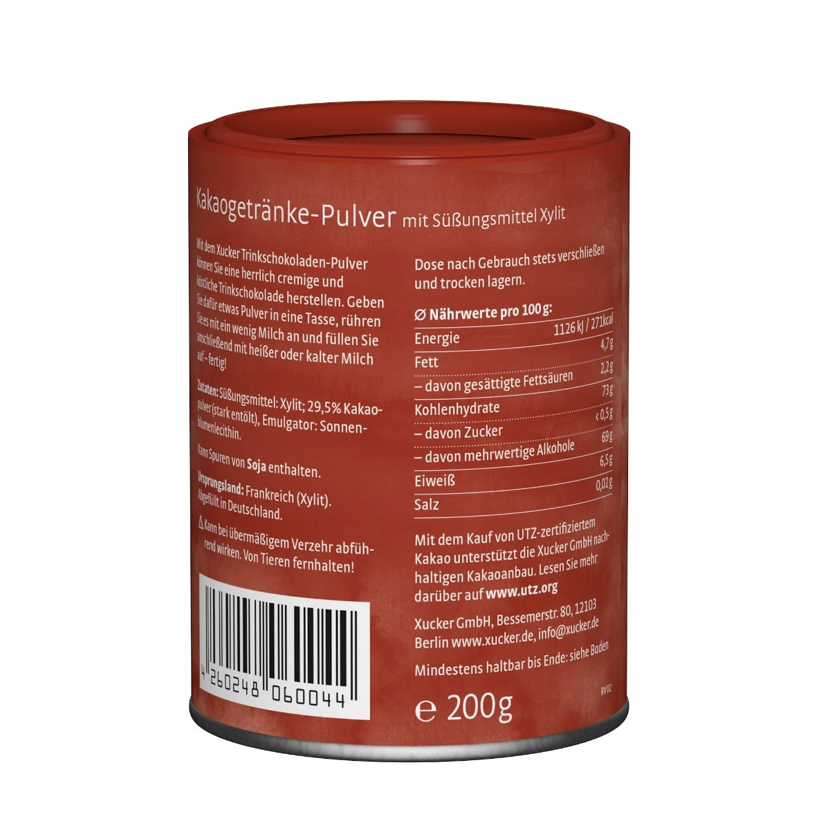 Xucker Hot Chocolate - Waga: 0,2 g | Opakowanie: 200 g · záber 4