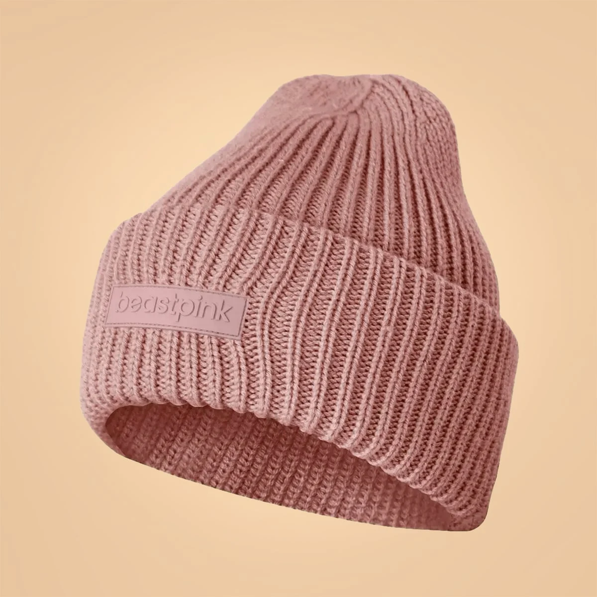 BeastPink Winter Beanie Peach · záber 1