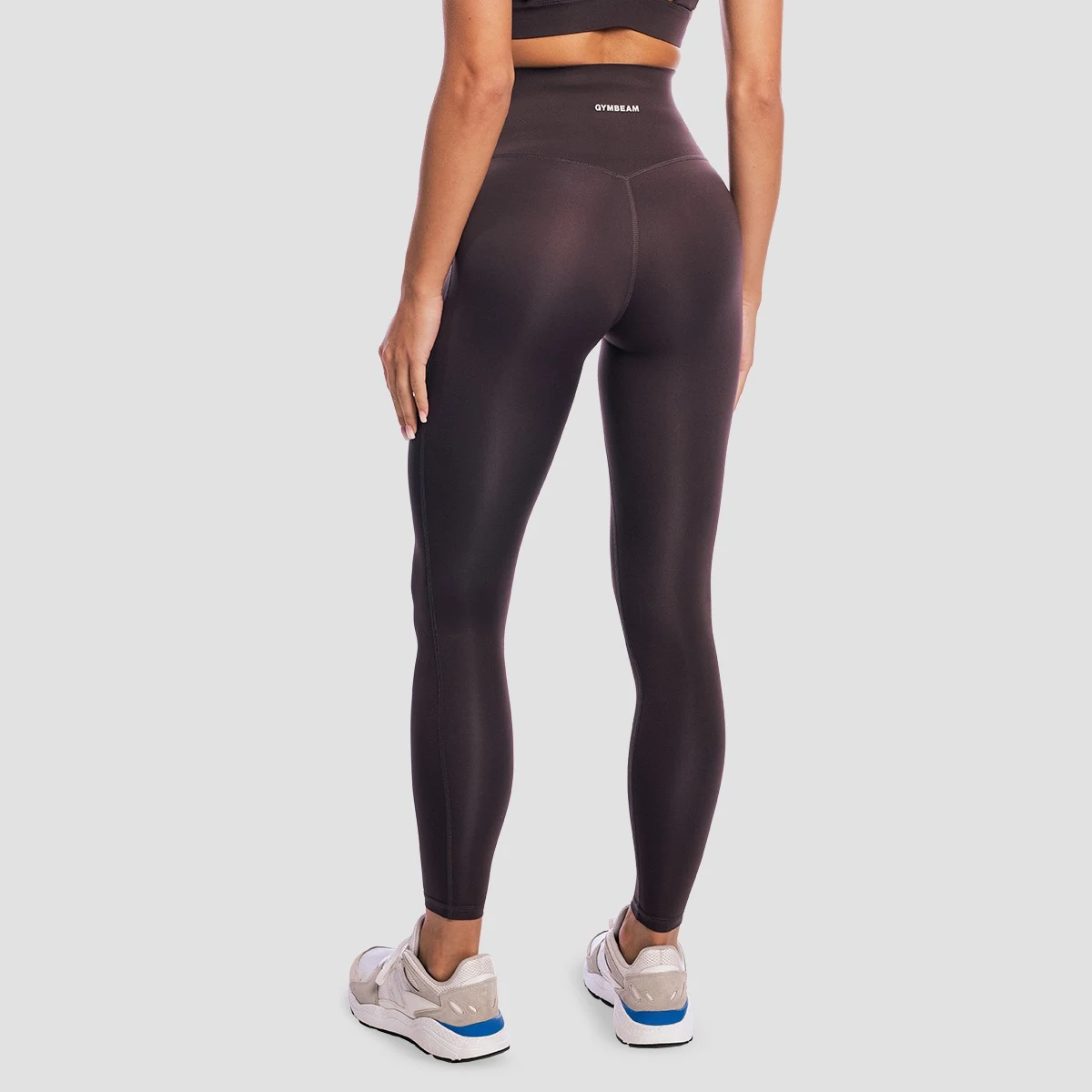 GymBeam Women‘s Aura Leggings Tee Brown - Rozmiar: M | Kolor: Brązowy | Waga: 0,138 g | Opakowanie: 130 · záber 4