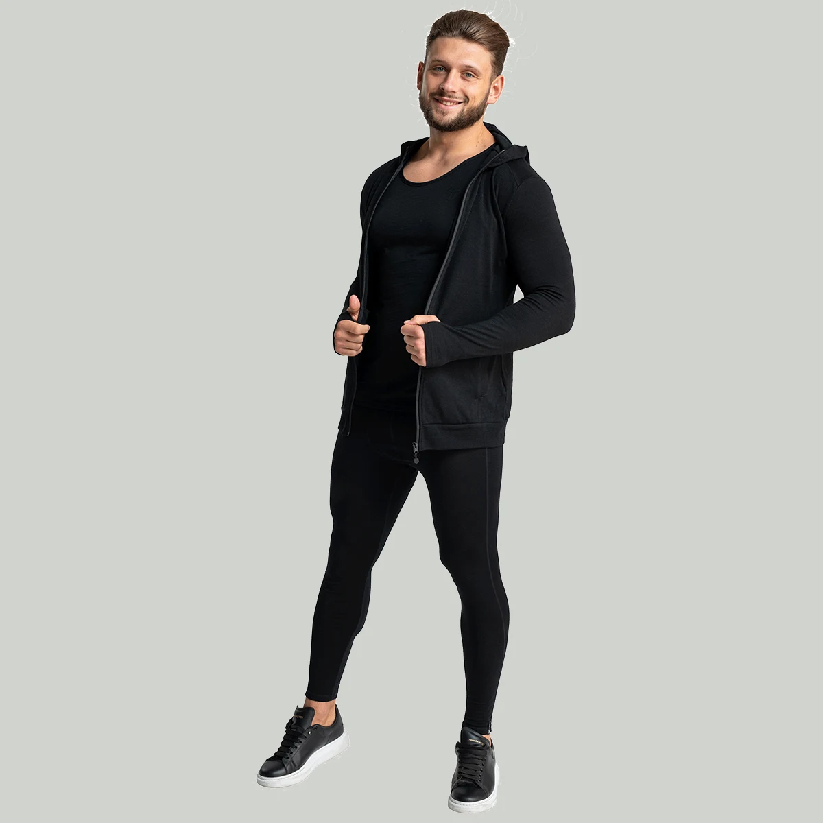 STRIX MERINO I Tank Top Black · záber 5