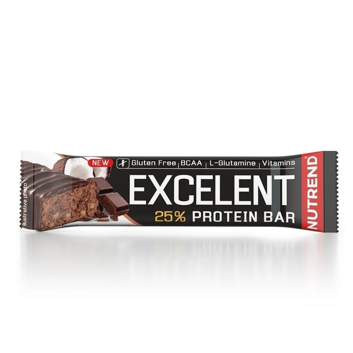 Baton białkowy Excelent 85 g - Nutrend - Smak: Limonka z papają | Waga: 1,53 g | Opakowanie: 18 x 85 g · záber 1