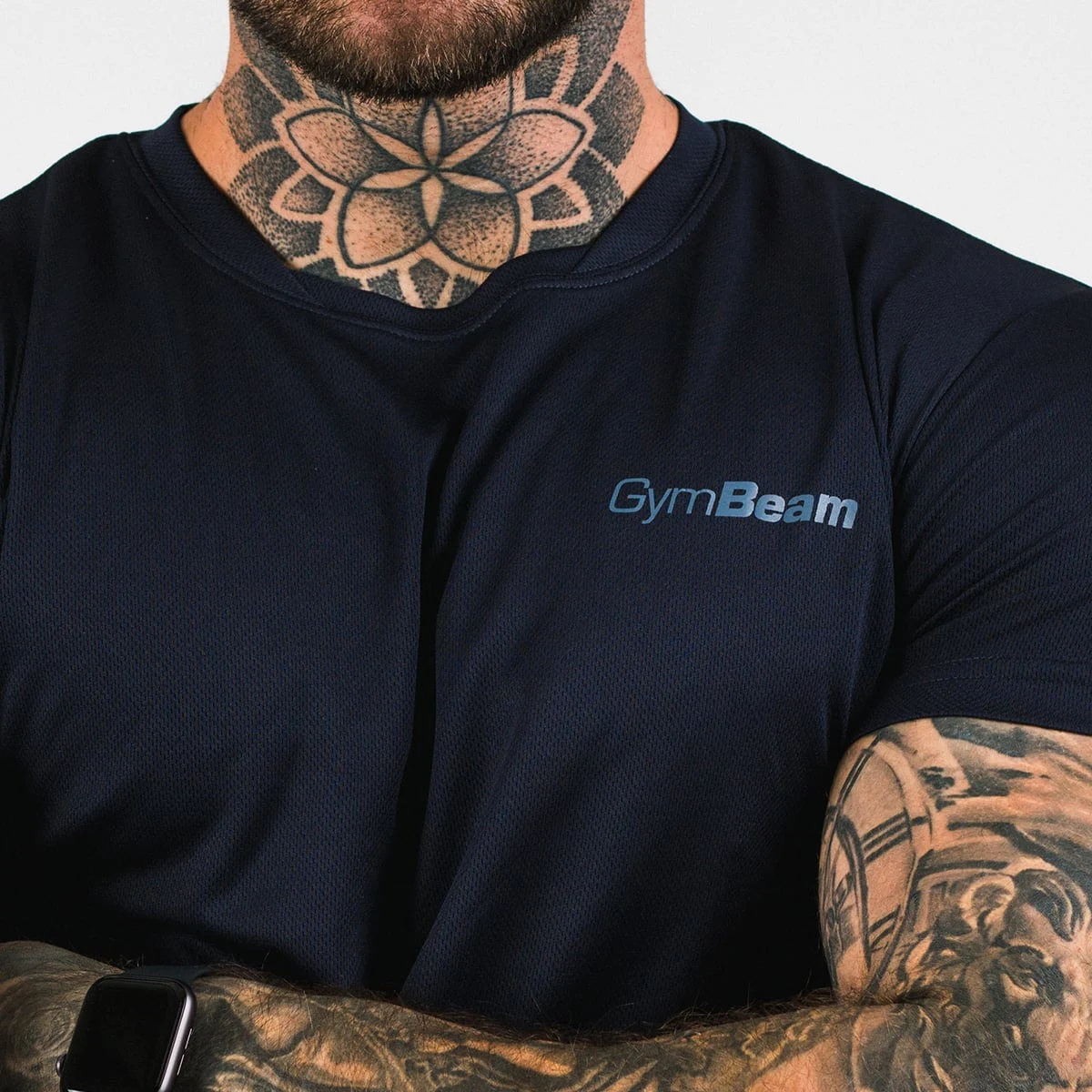 GymBeam Koszulka TRN Navy - Rozmiar: S | Vek: Dorośli | Waga: 0,13 g | Opakowanie: 10 · záber 2