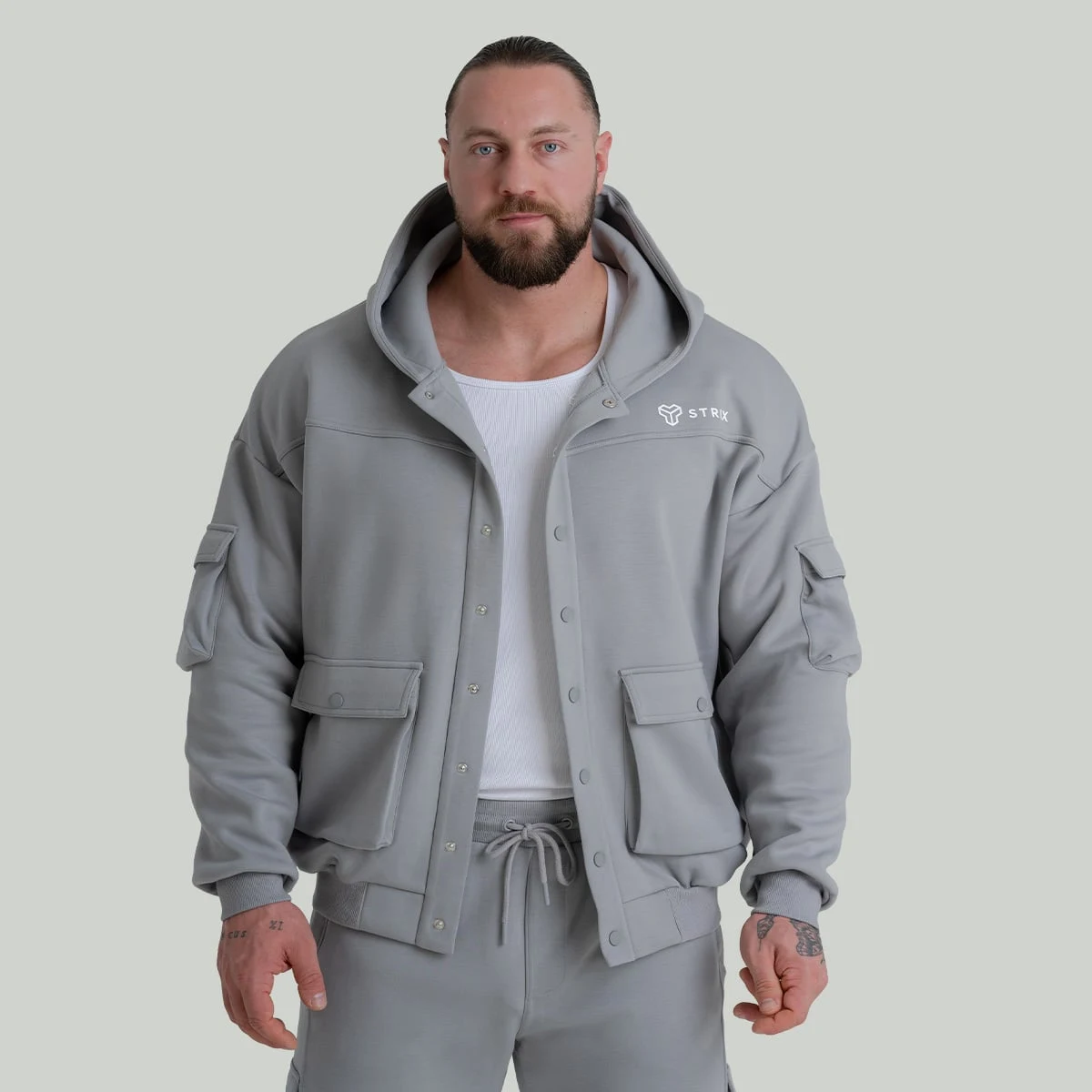 STRIX ZOA Relaxed Jacket Smoke - Rozmiar: S | Kolor: Szary | Waga: 1,0453 g | Opakowanie: 20 · záber 1