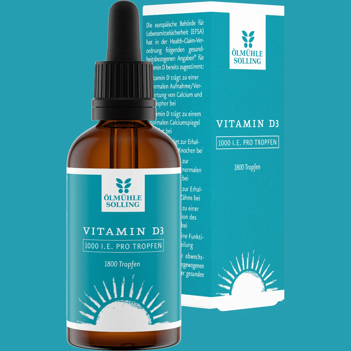 Ölmühle Solling - Vitamin D Oil conventional 1000 IU · záber 1